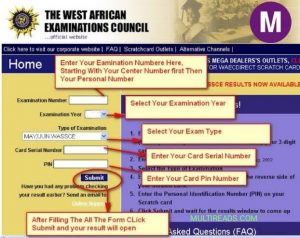 WAEC GCE Result